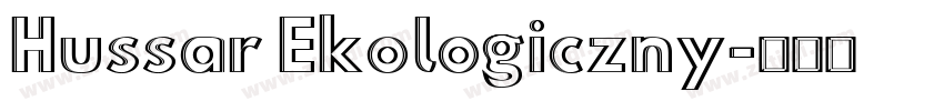 Hussar Ekologiczny字体转换